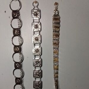 Elegant Silver and Gold Women's Belts